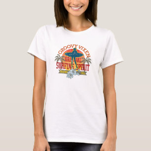 Starkes Vixen-Surfer-Mädchen T T-Shirt