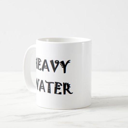 starkes Wasser Kaffeetasse (Vorderseite Links)