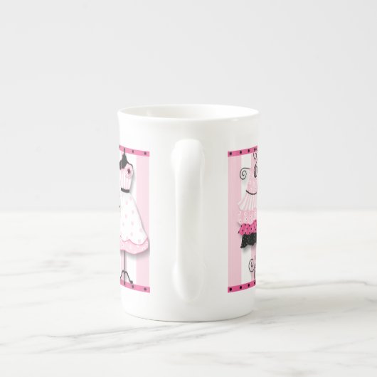 "Stärkeu. Würde" Scripture-China-Schale Porzellantasse (Rückseite)