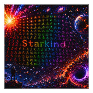 Starkind – Kosmische Evolution des Lebens Fotodruck