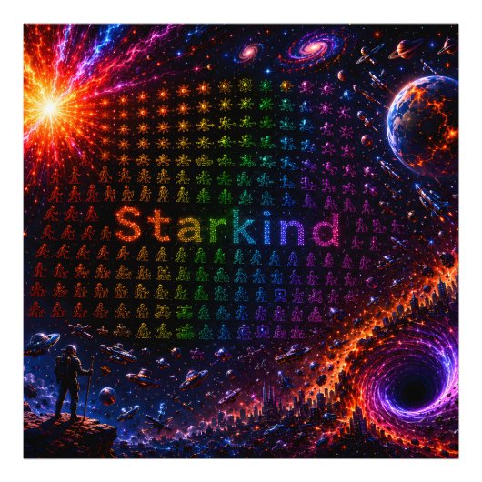 Starkind – Kosmische Evolution des Lebens Fotodruck (Vorne)