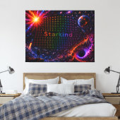 Starkind – Kosmische Evolution des Lebens Leinwanddruck (Insitu (Schlafzimmer))