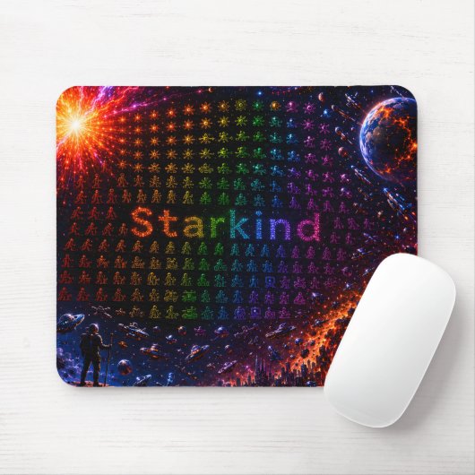 Starkind – Kosmische Evolution des Lebens Mousepad (Mit Mouse)