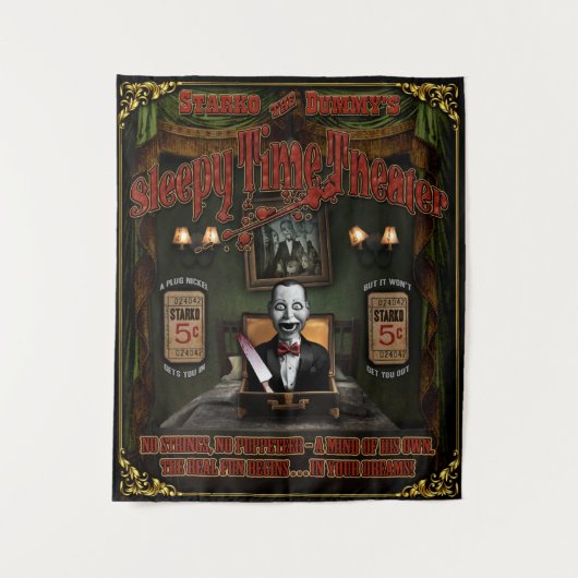 Starko, das Dummy-Sideshow-Banner Wandteppich (Vorderseite)