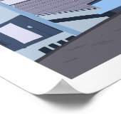 Stark's Park, Kirkcaldy. Hauptstand Druck. Poster (Ecke)