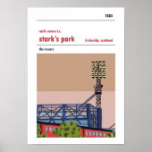 Stark's Park, Kirkcaldy. Haynes Manual Style Print Poster (Vorne)