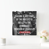 Stärkste Version Ihres Workout-Motivierend Quadratische Wanduhr (Zuhause)