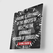 Stärkste Version Ihres Workout-Motivierend Quadratische Wanduhr (Winkel)