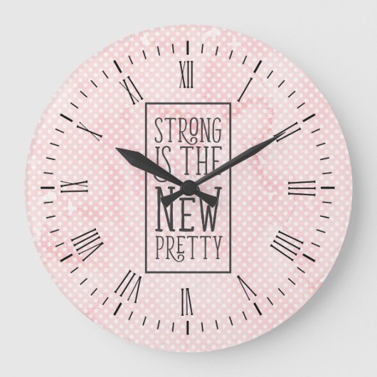 Starkt ist die neue Hübsche Wall-Uhr Große Wanduhr (Vorderseite)