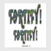 Stärkung! Aufkleber (Blatt)