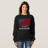 Stärkung der amerikanischen Streitkräfte Sweatshirt (Vorne ganz)