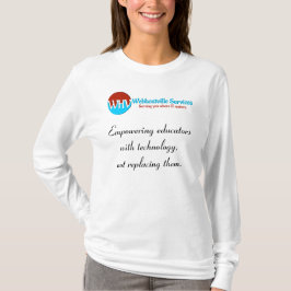 Stärkung der Erzieher mit Stil: Frauen in langen S T-Shirt