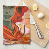 Stärkung der Göttin Kunst Spirituelle Weiblichkeit Geschirrtuch (Viertel Falte)