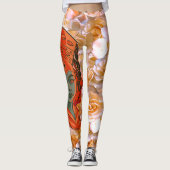 Stärkung der Göttin Kunst Spirituelle Weiblichkeit Leggings (Vorderseite)