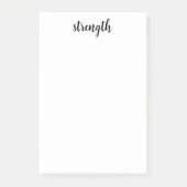 STÄRKUNG DER NACHRICHTEN POST-IT KLEBEZETTEL (Vorderseite)