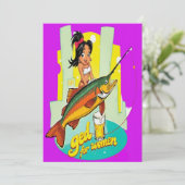 Stärkung der Rolle der Frauen in der Fischerei Einladung (Stehend Vorderseite)