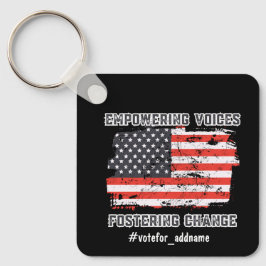 Stärkung der Stimmen bei der Präsidentschaftswahl  Schlüsselanhänger