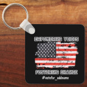 Stärkung der Stimmen bei der Präsidentschaftswahl  Schlüsselanhänger (Vorderseite)