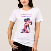 Stärkung der Überlebenden des kosmischen Feuers Tri-Blend Shirt (Vorderseite)
