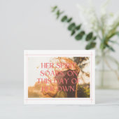 Stärkung der weiblichen Grafik: Freiheit und Freih Postkarte (Stehend Vorderseite)