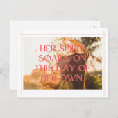 Stärkung der weiblichen Grafik: Freiheit und Freih Postkarte (Vorne/Hinten)