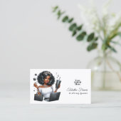 Stärkung des afrikanischen amerikanischen Kunsthan Visitenkarte (Stehend Vorderseite)