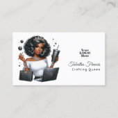 Stärkung des afrikanischen amerikanischen Kunsthan Visitenkarte (Vorderseite)