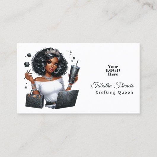 Stärkung des afrikanischen amerikanischen Kunsthan Visitenkarte (Vorderseite)