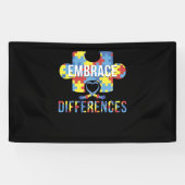 Stärkung des Bewusstseins für Autismus Banner (Horizontal)