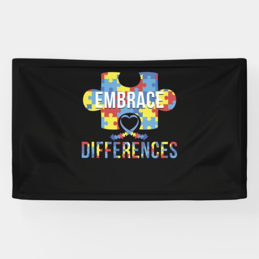 Stärkung des Bewusstseins für Autismus Banner (Horizontal)