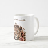 Stärkung des gekrönten Löwen Kaffeetasse (VorderseiteRechts)