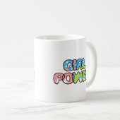Stärkung des Powers von Mädchen Kaffeetasse (VorderseiteRechts)