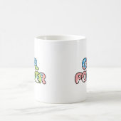 Stärkung des Powers von Mädchen Kaffeetasse (Mittel)
