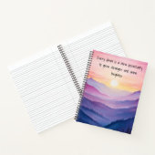 Stärkung des Sunrise Journal Notizblock (Innenseite)