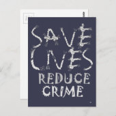 Stärkung des Wandels mit dem :Rett Lives Reduction Postkarte (Vorne/Hinten)