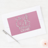 Stärkung des Wandels mit dem :Rett Lives Reduction Rechteckiger Aufkleber (Umschlag)