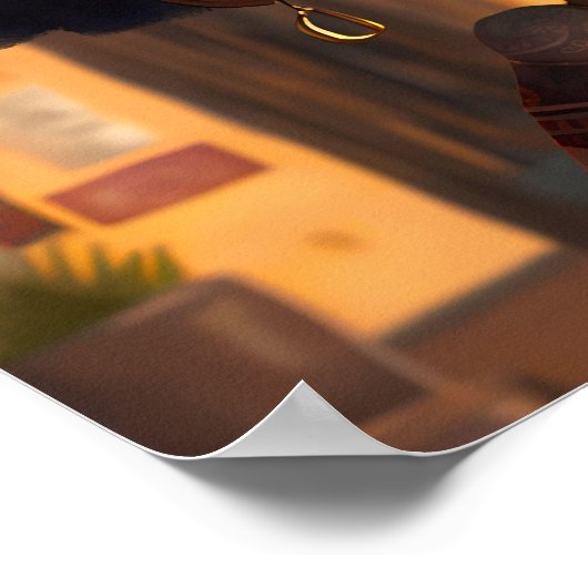 Stärkung junger schwarzer Mädchen: Kultur feiern Poster (Ecke)