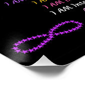 Stärkung kosmischer Affirmationen, 20" x 20", Post Poster (Ecke)