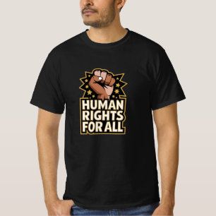 Stärkung und Inspirier von Menschenrechtsgrafiken T-Shirt