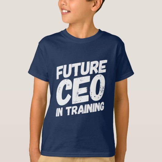 Stärkung von "Future CEO in Training" Design T-Shirt (Vorderseite)