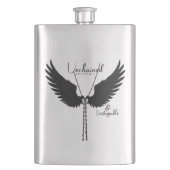 Stärkung von Schlange und Wing Design Flachmann (Vorderseite)