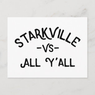 Starkville VS All Yall, Mississippi Postkarte