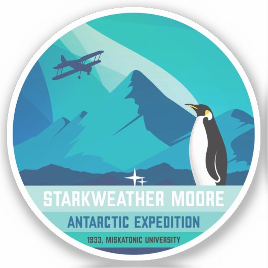 Starkweather-Moore Antarktis Expedition Aufkleber (Vorderseite)