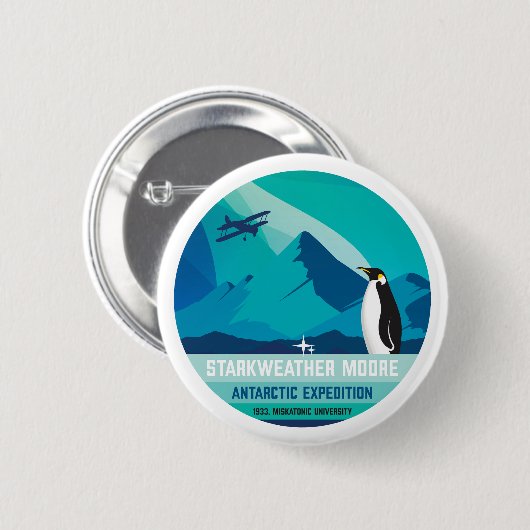 Starkweather-Moore Antarktis Expedition Button (Vorne & Hinten)