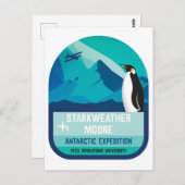 Starkweather-Moore Antarktis Expedition Postkarte (Vorne/Hinten)