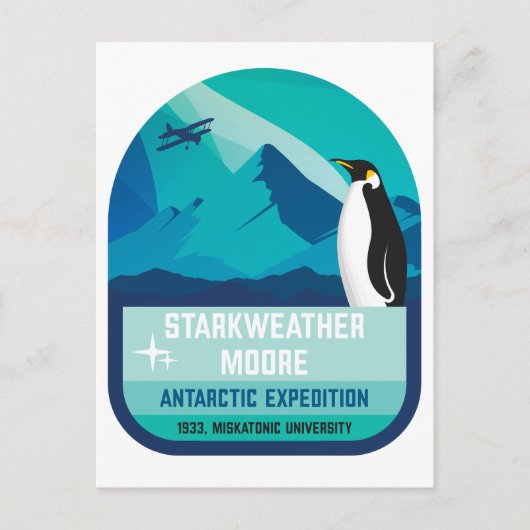 Starkweather-Moore Antarktis Expedition Postkarte (Vorderseite)