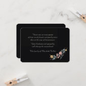 Starless Bereavement Cards (3,5 x 5) Karte (Vorderseite/Rückseite Beispiel)