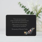 Starless Bereavement Cards (3,5 x 5) Karte (Stehend Vorderseite)