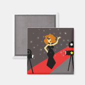 Starlet Hollywood Diva Magnet (Vorderseite/Rückseite)