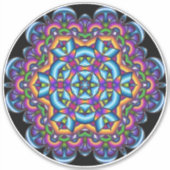 Starlet Mandala Aufkleber (Vorderseite)